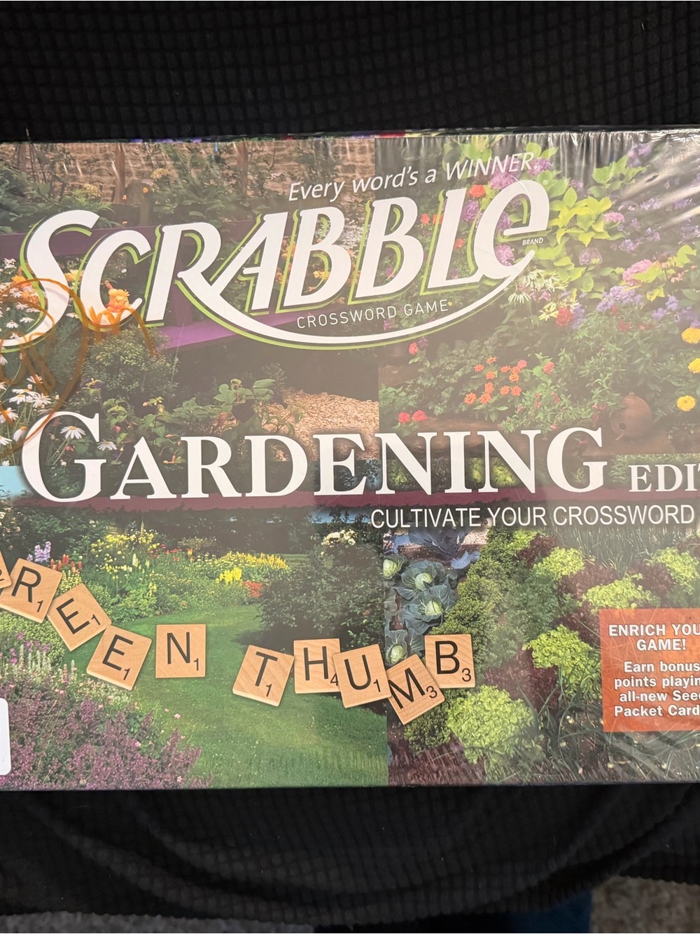 Scrabble Gardening Edition Board Game - Green